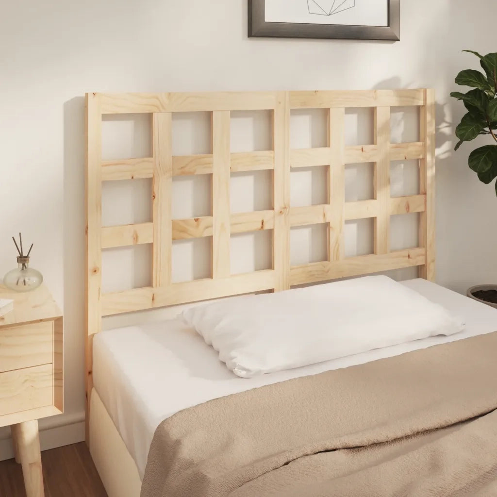 Testiera per Letto 140,5x4x100 cm in Legno Massello di Pino cod mxl 63270