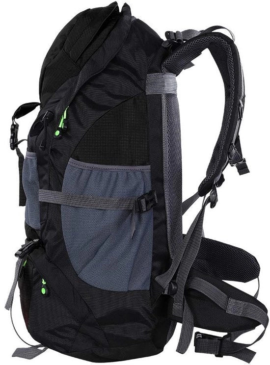 Zaino da Viaggio 50L - Disegno Tridimensionale - Materiale a Poliestere - Resistente ai Crack/Sfregamento - Cinturino Comodo - Grande Capacità - Backpack