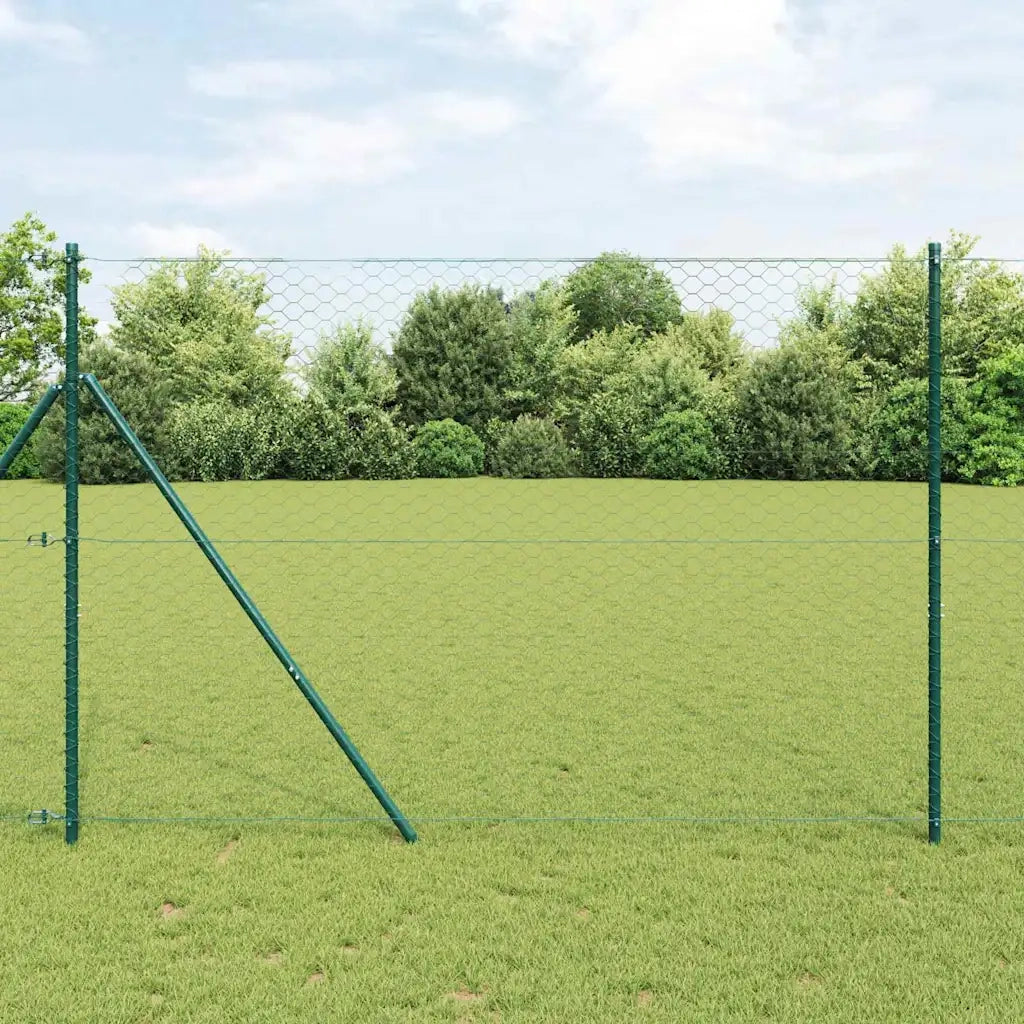 Palo della recinzione Verde 100 x 1,5 m (rete da 50 mm)