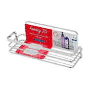 Mensola doccia rettangolare 1 ripiano in acciaio cromato lucido Linea Francy 2.0 Feridras