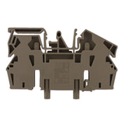 Morsetto sezionatore di prova con presa ampere beige 6MMQ 1piano 2conduttori Weidmuller