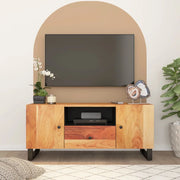 Mobile TV-Mobile per TV-Credenza TV 105x33,5x46cm Legno Massello Acacia Legno Multistrato