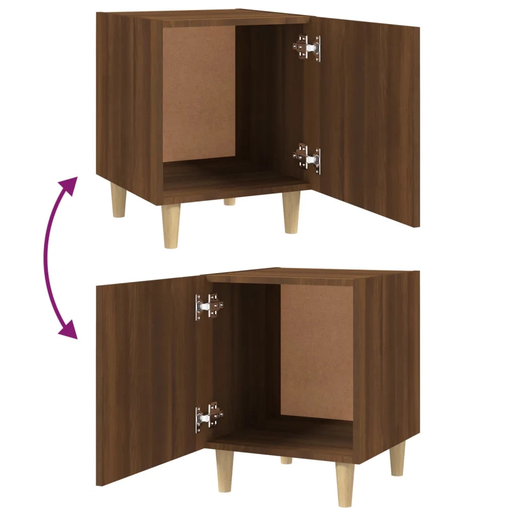 Comodino Rovere Marrone in Legno Multistrato cod mxl 29910