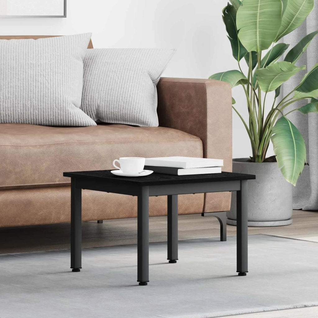 Tavolino da salotto | Tavolino da caff¨¨ | Tavolino da Soggiorno Rovere Nero 50 x 50 x 36 cm