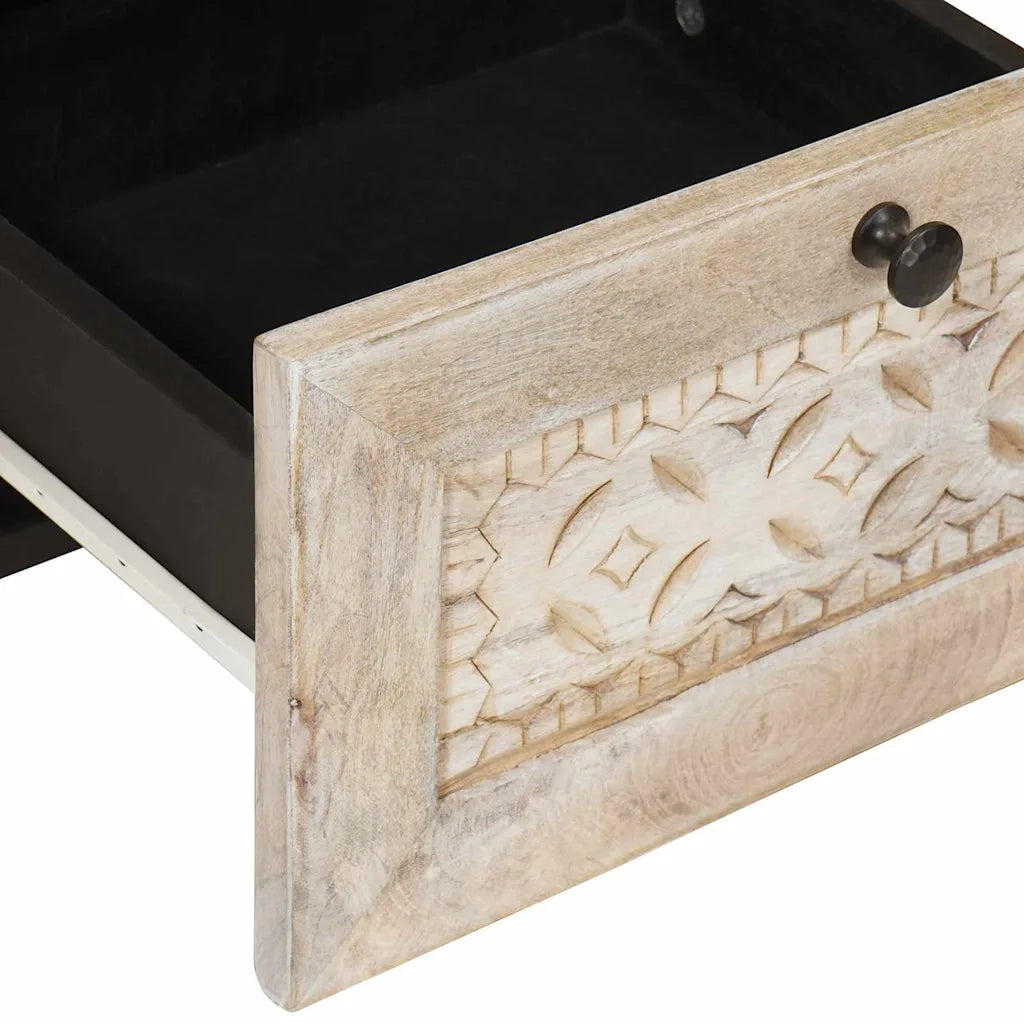 Credenza | Madia | Buffet da pranzo | Armadio da pranzo con cassetto Bianco 33.5 x 40 x 75 cm