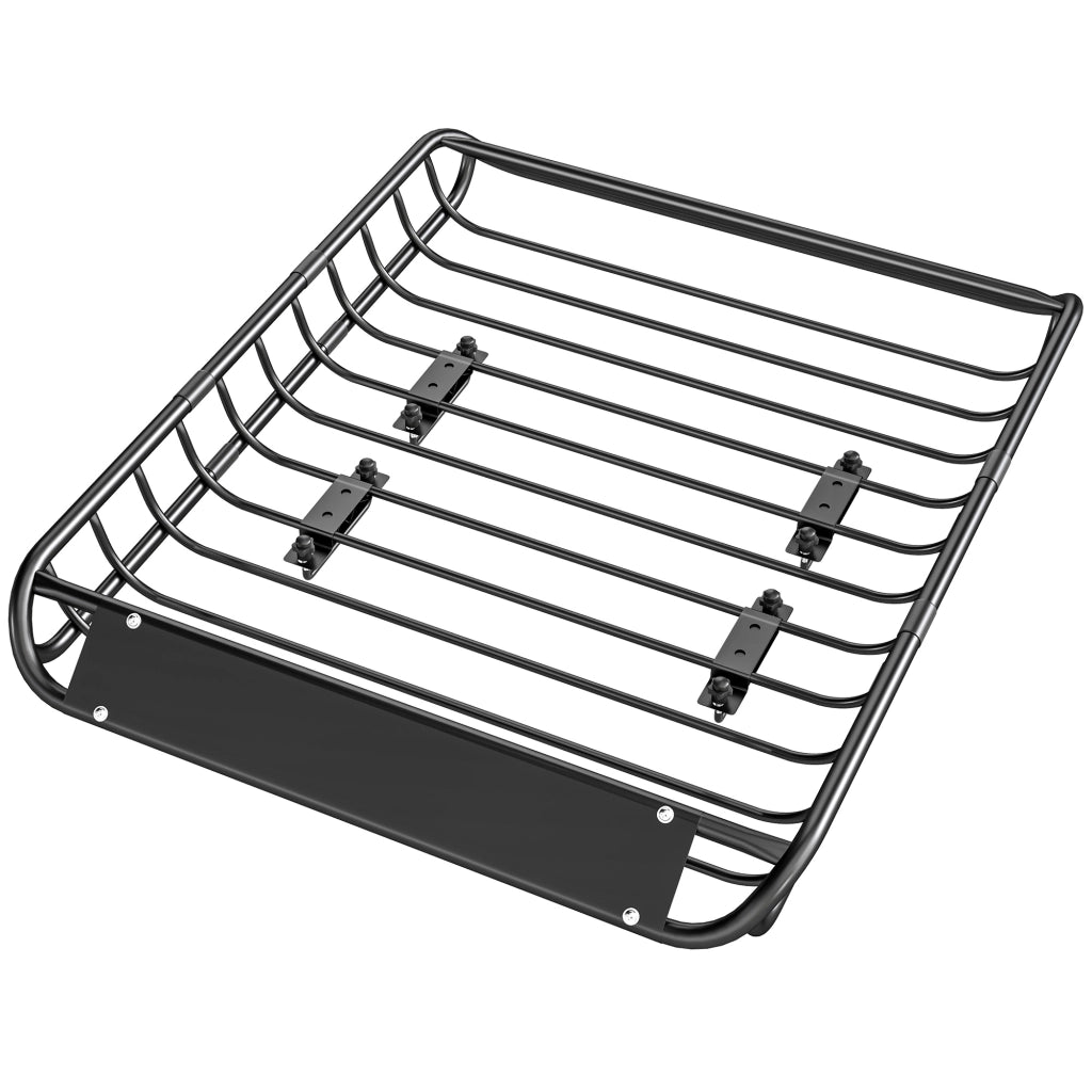 Portapacchi Universale da Tetto con Parabrezza ¨C Xylo ¨C 116x92x11,5 cm Nero 150 kg