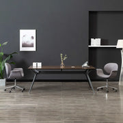 Sedia da Pranzo Girevole Grigia in Tessuto cod mxl 16745
