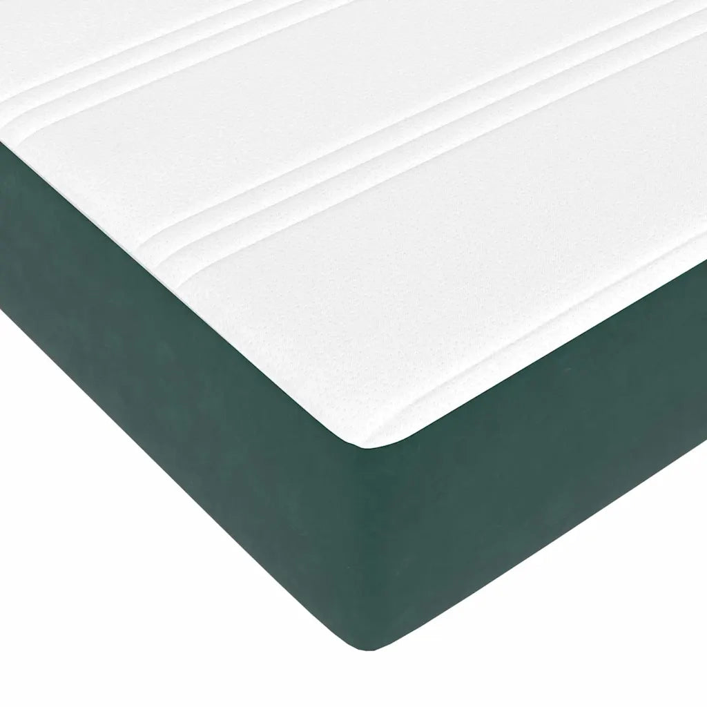 Struttura del letto Verde Scuro 90 x 200 cm Tessuto 3398350