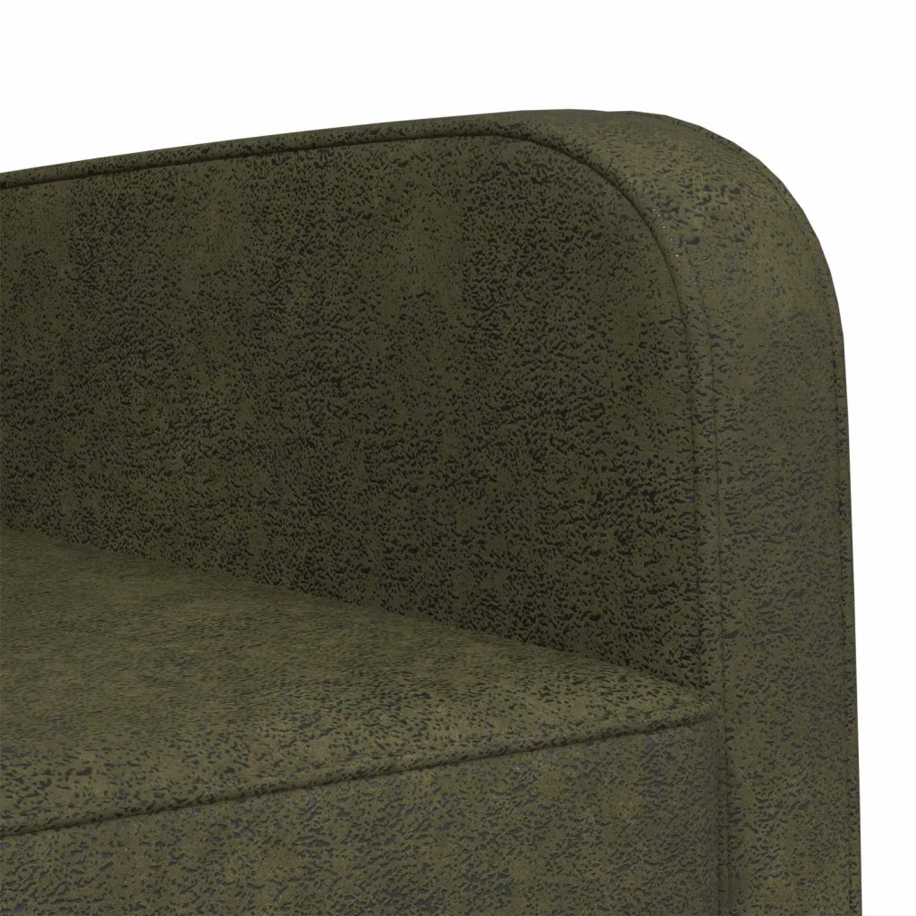 Poltrona Verde militare Pelle Scamosciata Sintetica 42043426