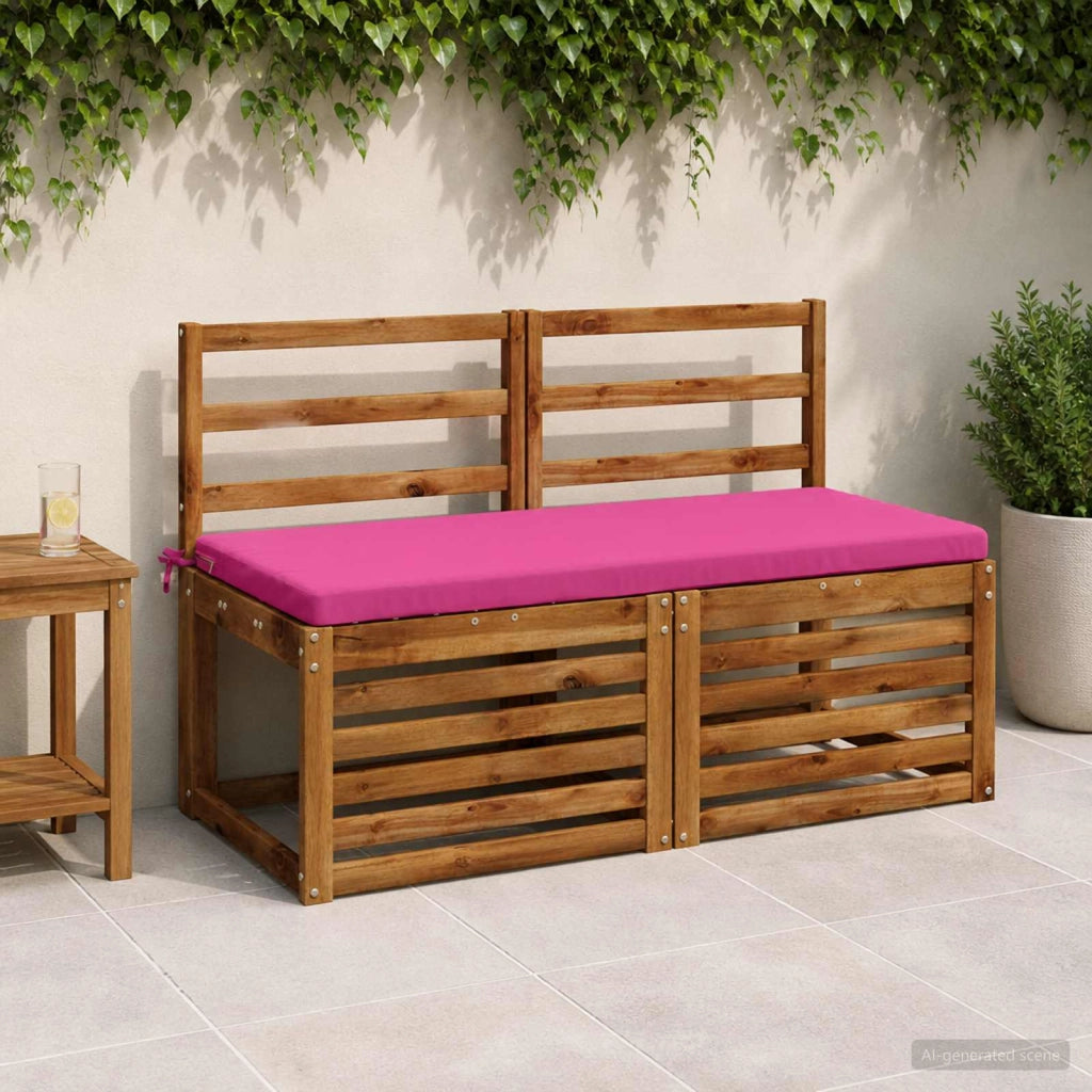 Cuscini per Panchina a 2 Pezzi SOEST 2 pz 100% Poliestere Rosa 949303