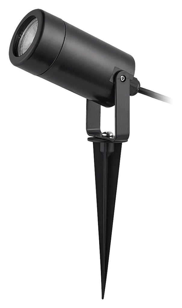 Faretto a picchetto giardino Rabalux Krobia nero GU10 IP65