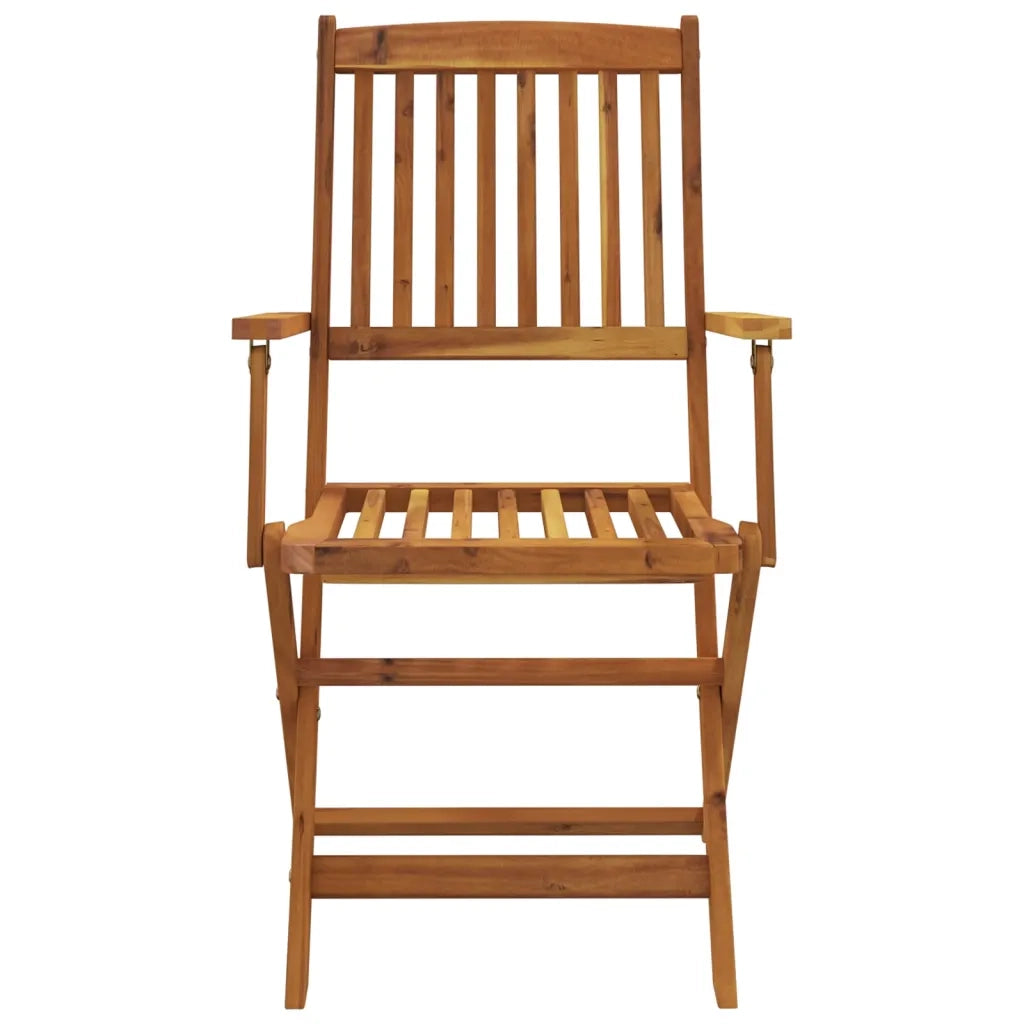 Set da Pranzo da Giardino 7 pz Pieghevole in Massello di Acacia 43379