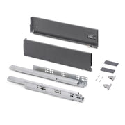 Cassetto esterno Vertex, 40kg, altezza 131mm e regolazione 3D per pannello da 18mm