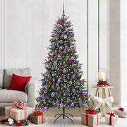 Albero di Natale artificiale con 300 LED Verde 210 cm 3395898