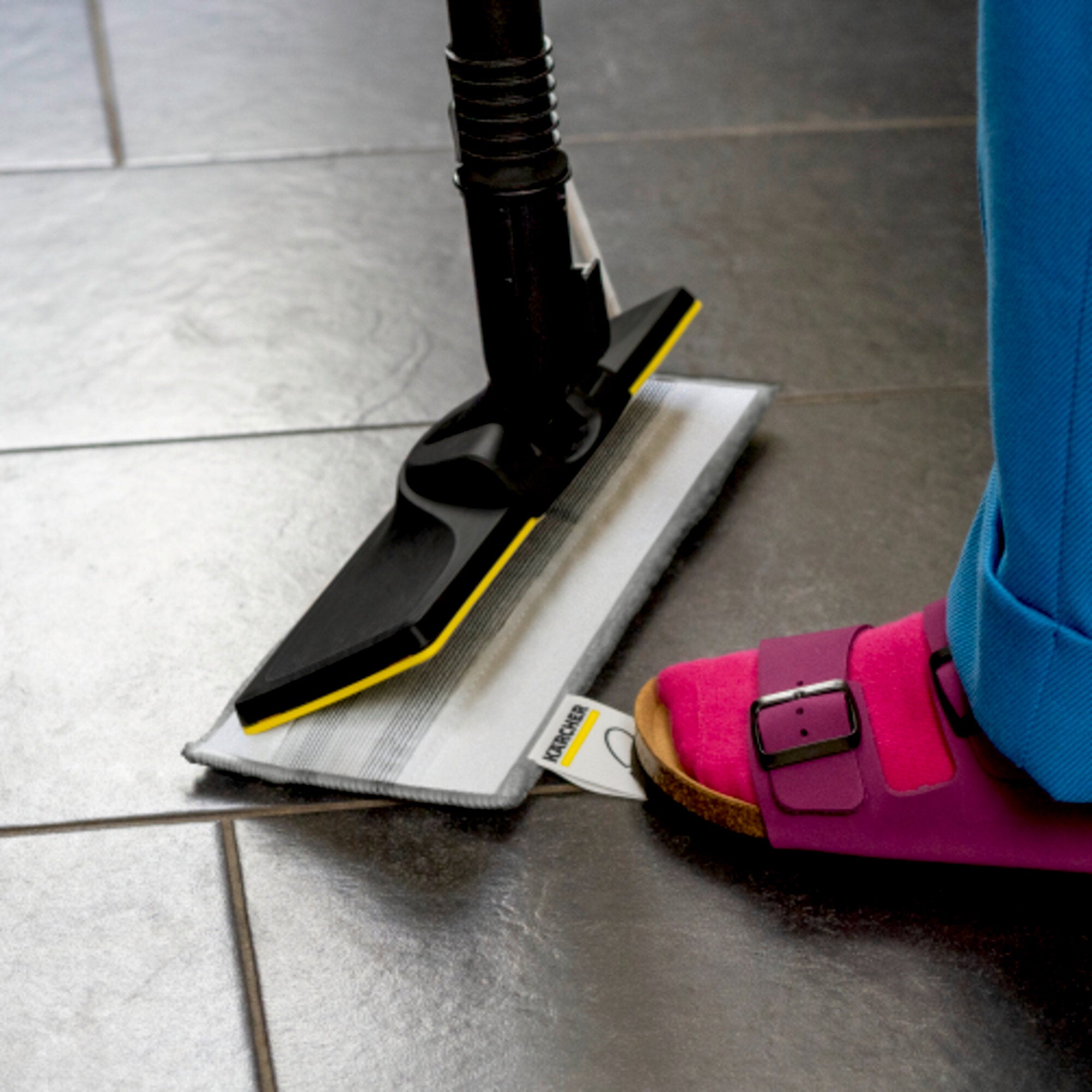 KARCHER Power floor cloth set EasyFix - Colore: Bianco