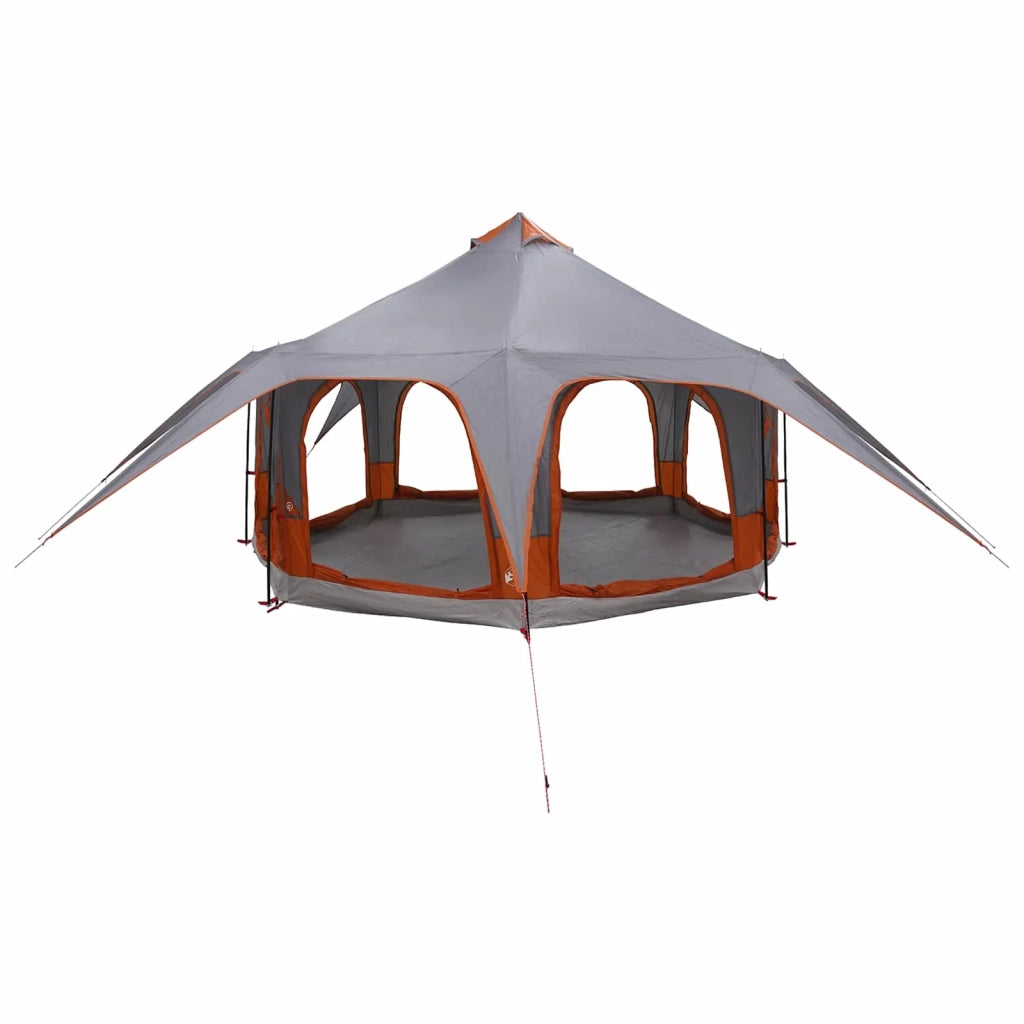 Tenda Familiare Grigio e arancione 5 persone