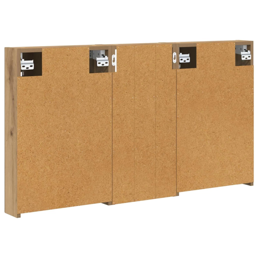 Set di Armadi da Bagno con porta 3 pcs 110 x 10,5 x 60,5 cm