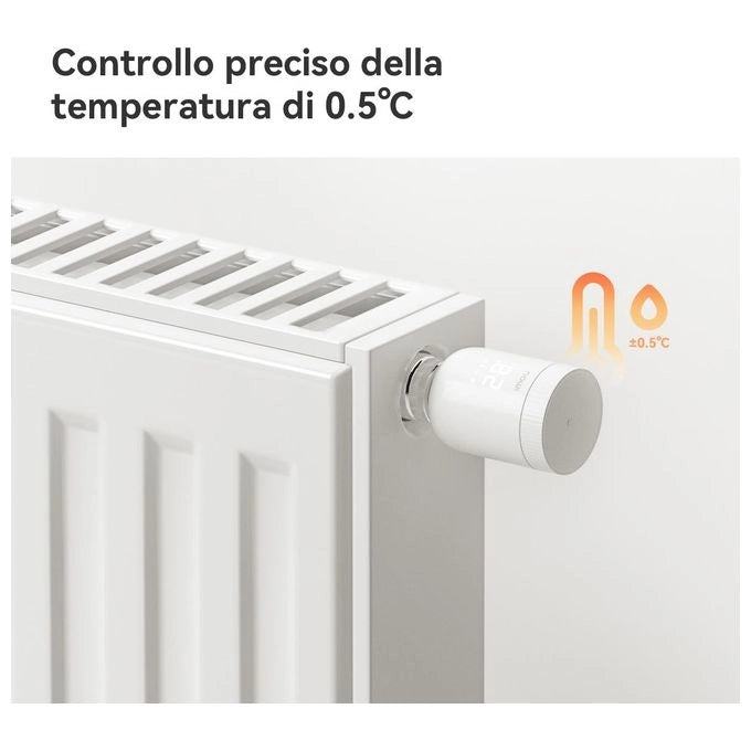 Imou TRV1 Termovalvola Smart ZigBee 3.0 Alexa Google Assistant 6 adattatori inclusi