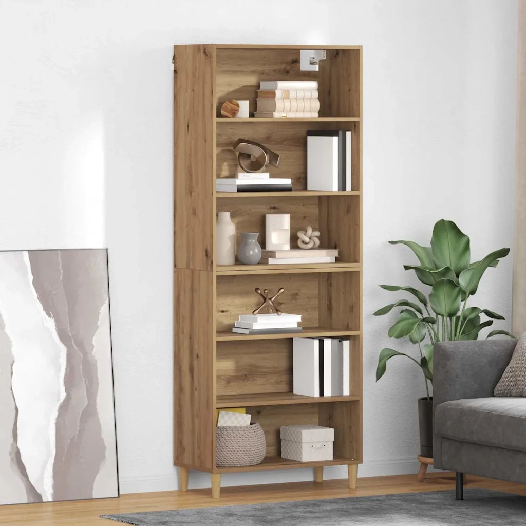 Credenza-Buffet-Armadio da cucina Rovere artigianale 69,5 x 32,5 x 180 cm 512347
