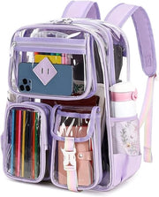 Borse da viaggio - borsa da viaggio impermeabile - borsa da viaggio trasparente - borsa da studio robusta in PVC trasparente per ragazze