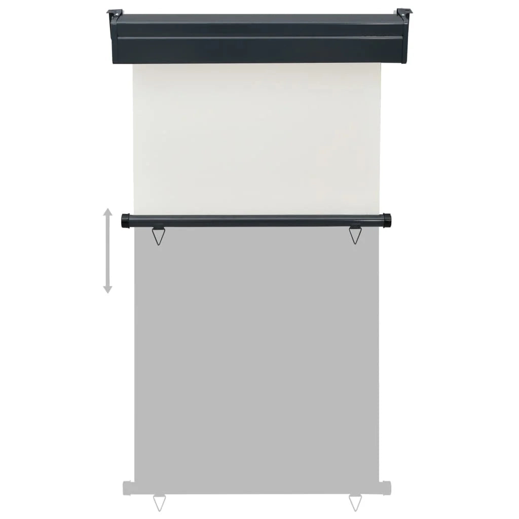 Tenda da sole laterale per balcone 100 x 250 cm crema 02_0007000