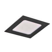 Faretto LED incasso 4,8W quadrato 12cm nero 4000K Polux Rigel