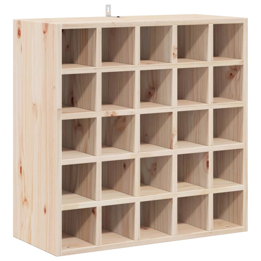 Portabottiglie 2 pcs Naturale 56 x 25 x 56 cm Pino massello