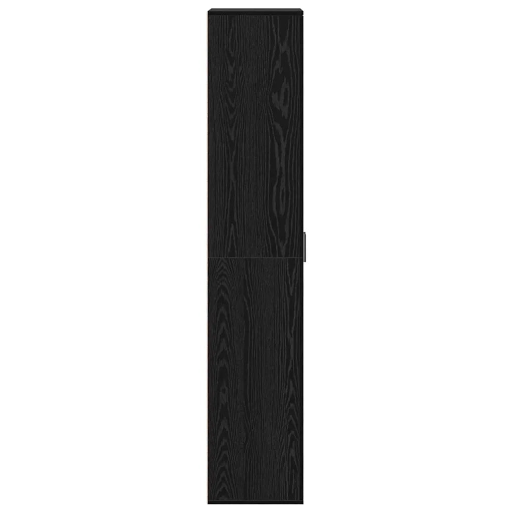 Alto mobile Rovere nero 60 x 35 x 180 cm Legno multistrato 3365569