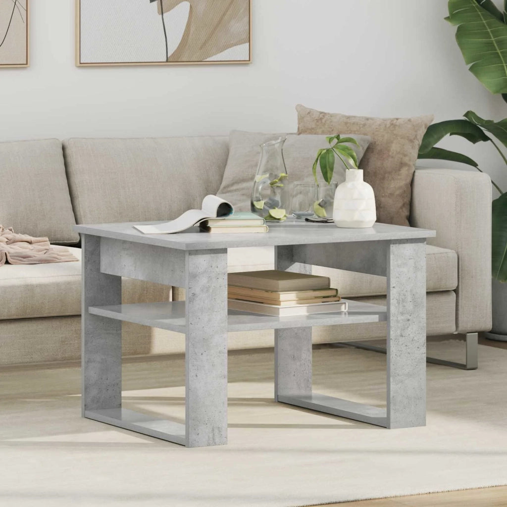 Tavolino da salotto Grigio cemento 64 x 54 x 44 cm
