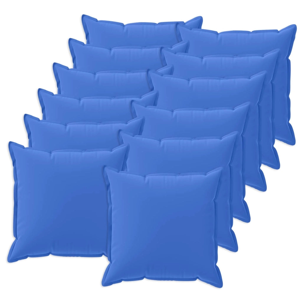 Federa 12 pcs HOUTEN Blu Reale 40 x 40 cm Poliestere 916908