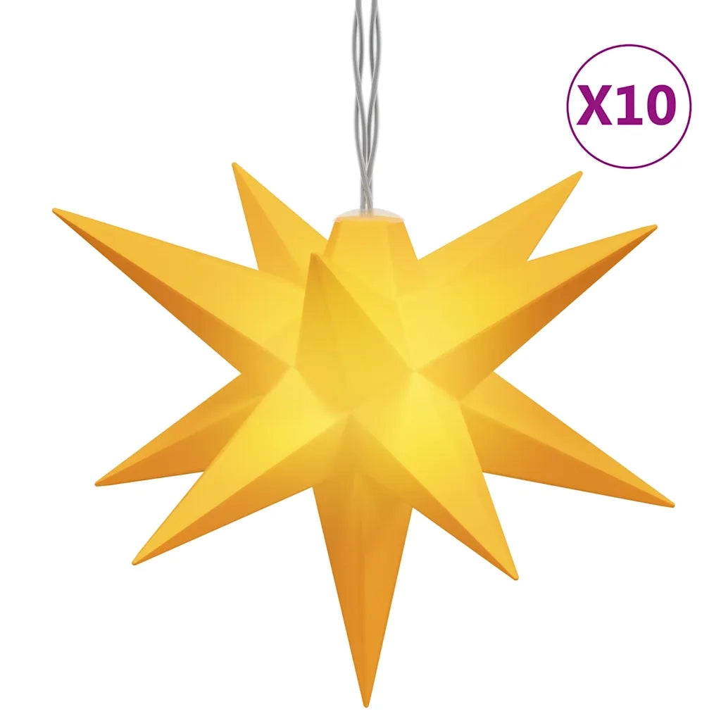Luci di Natale 10 LED Gialle 10 cm 356204