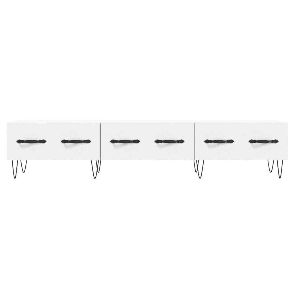 Mobile TV | Armadietto TV | Mobile Porta TV Bianco 150x36x30 cm in Legno Multistrato