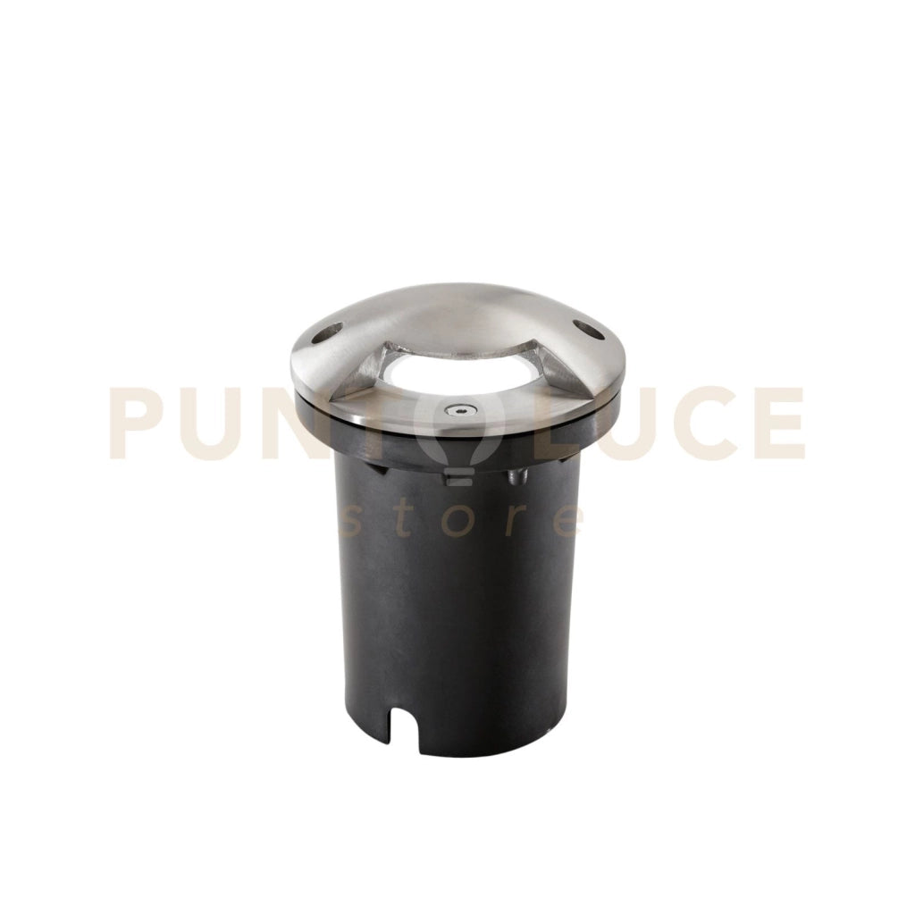 FARO CARRABILE A INCASSO HUMMER ACCIAIO 1 LUCE ATTACCO GU10 IP67 10,5X14,4CM