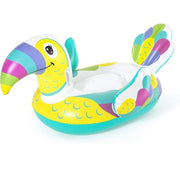 Trade Shop - Gonfiabile A Forma Di Tucano Cavalcabile 173x91cm Per Bambini Con Maniglie 41437 -