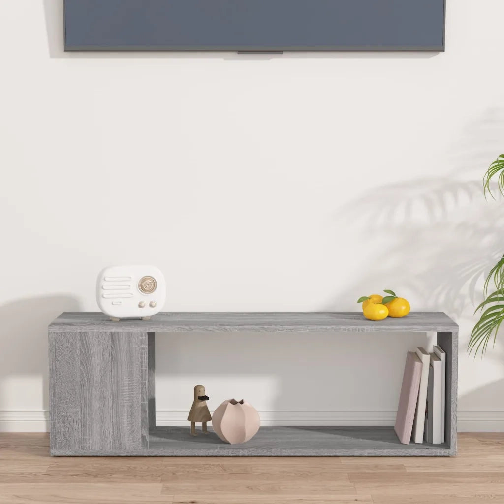 Mobile TV | Armadietto TV | Mobile Porta TV Grigio Sonoma 100x24x32 cm in Legno Multistrato