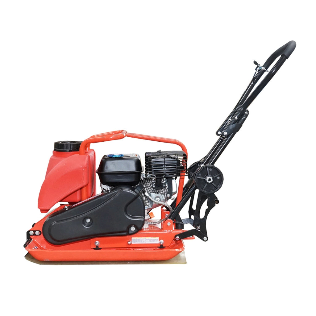 Piastra vibrante C100-A con superficie di lavoro 690x460mm, motore norma euro 5, 196CC/6.5HP, 5400 rpm 106Kg con serbatoio acqua Breckner Germany