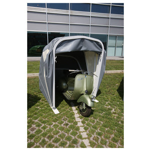 Motobox a Chiocciola Copertura Box in PVC per Moto Scooter - 360x140xh180 cm Beige Maddi