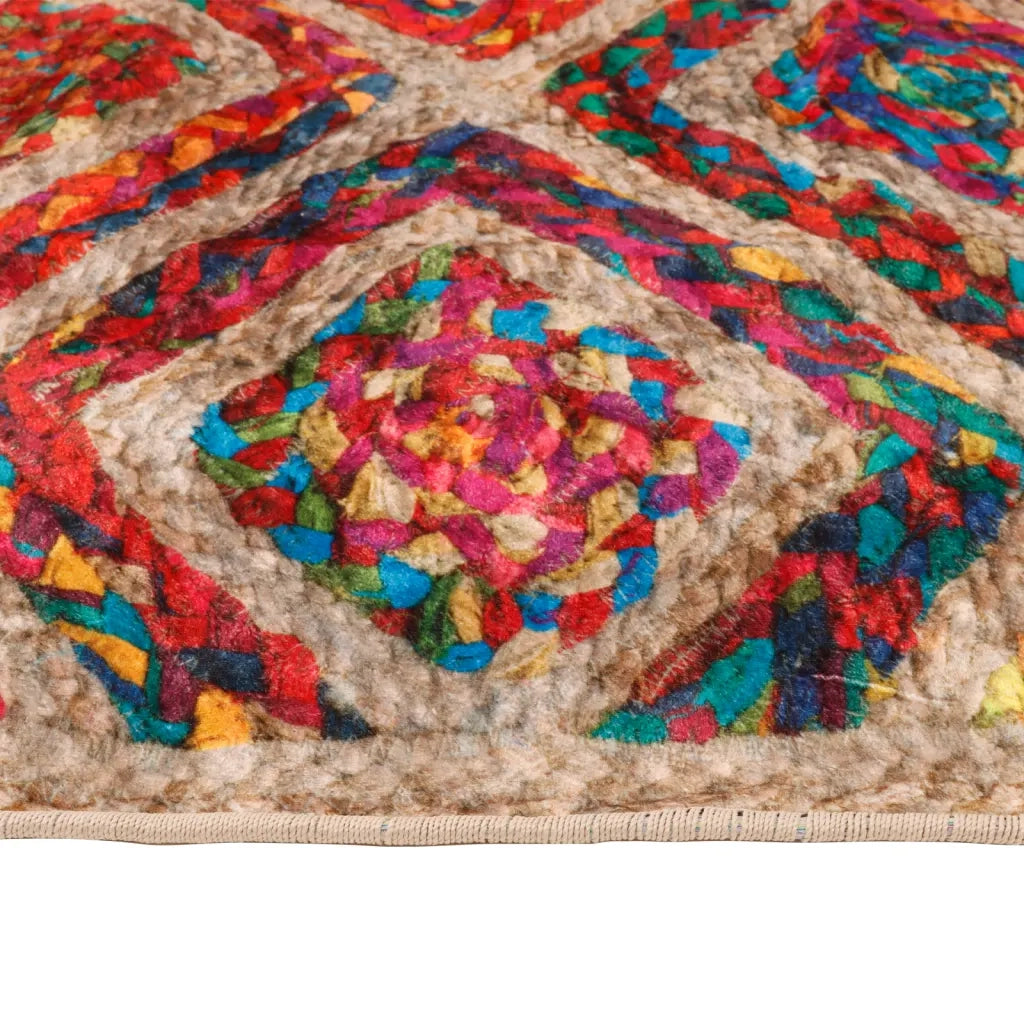 Tappeto Lavabile Multicolore 80x300 cm 136586