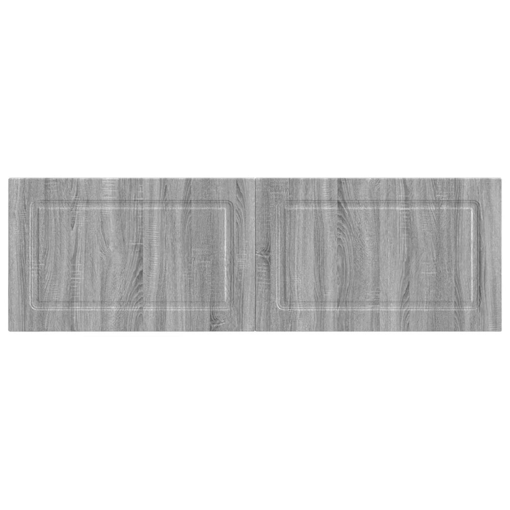 Testiera da Muro UTRECHT Sonoma grigio Legno ingegnerizzato 897831