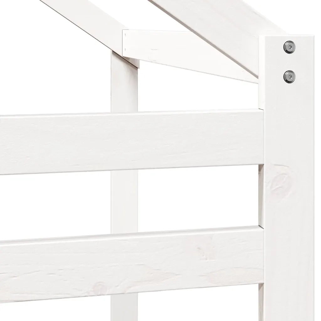 vidaXL Tetto per Letto Bambini Bianco 188x82x113cm Legno Massello Pino