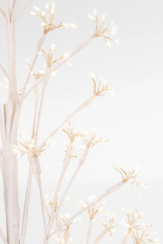 Albero di Natale flash bianco 1200 microLED classico H180