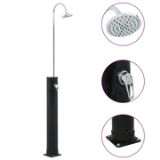 Doccia ad Energia Solare Nera 214 cm 20 L cod mxl 38634