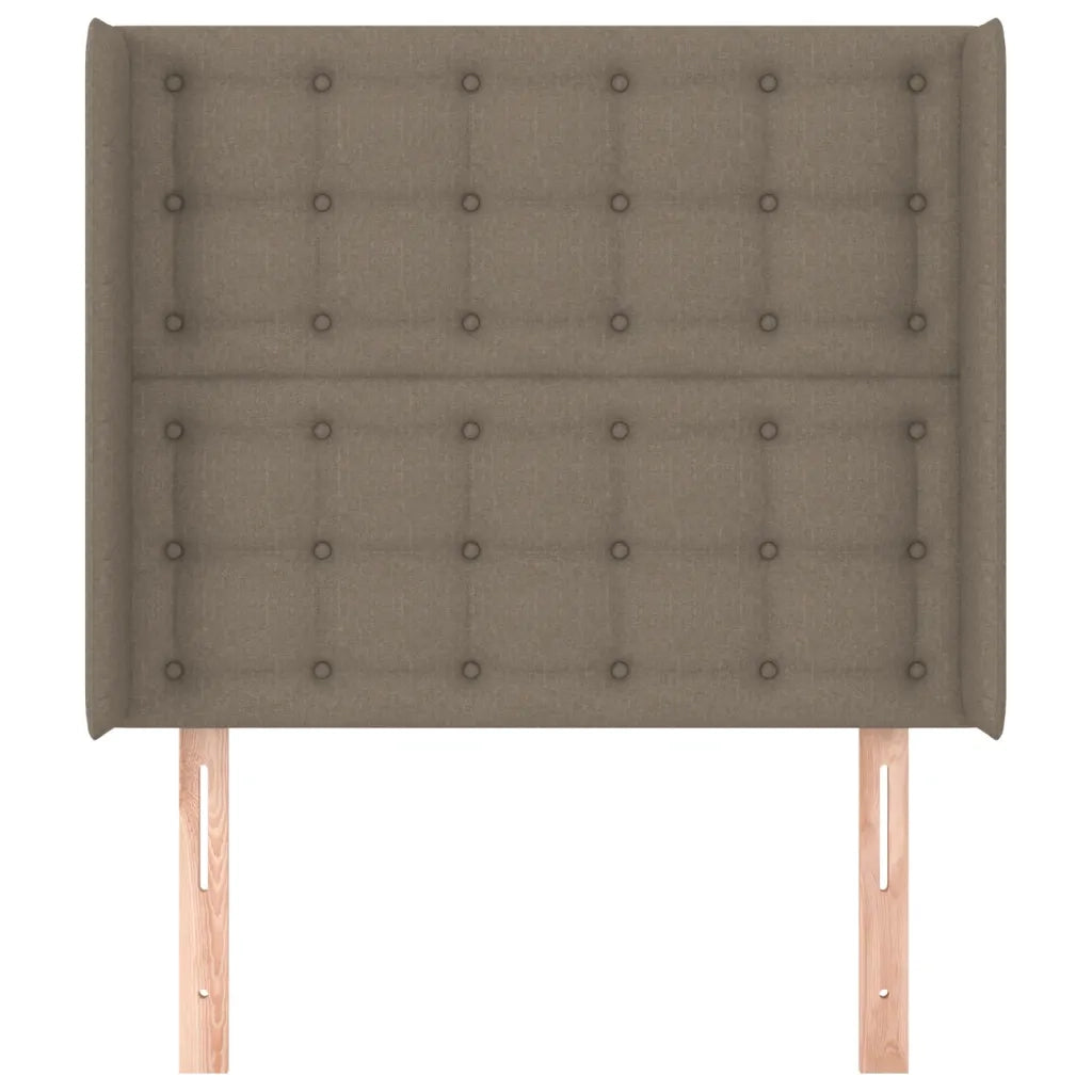Testiera ad Orecchio Tortora 103x16x118/128 cm in Tessuto 3120008