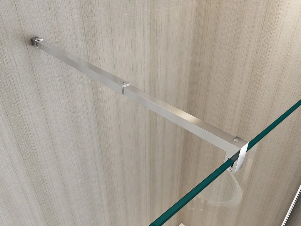 Parete doccia Walk-in cristallo 8mm trasparente anticalcare h.200cm Sicena Vision 100 cm