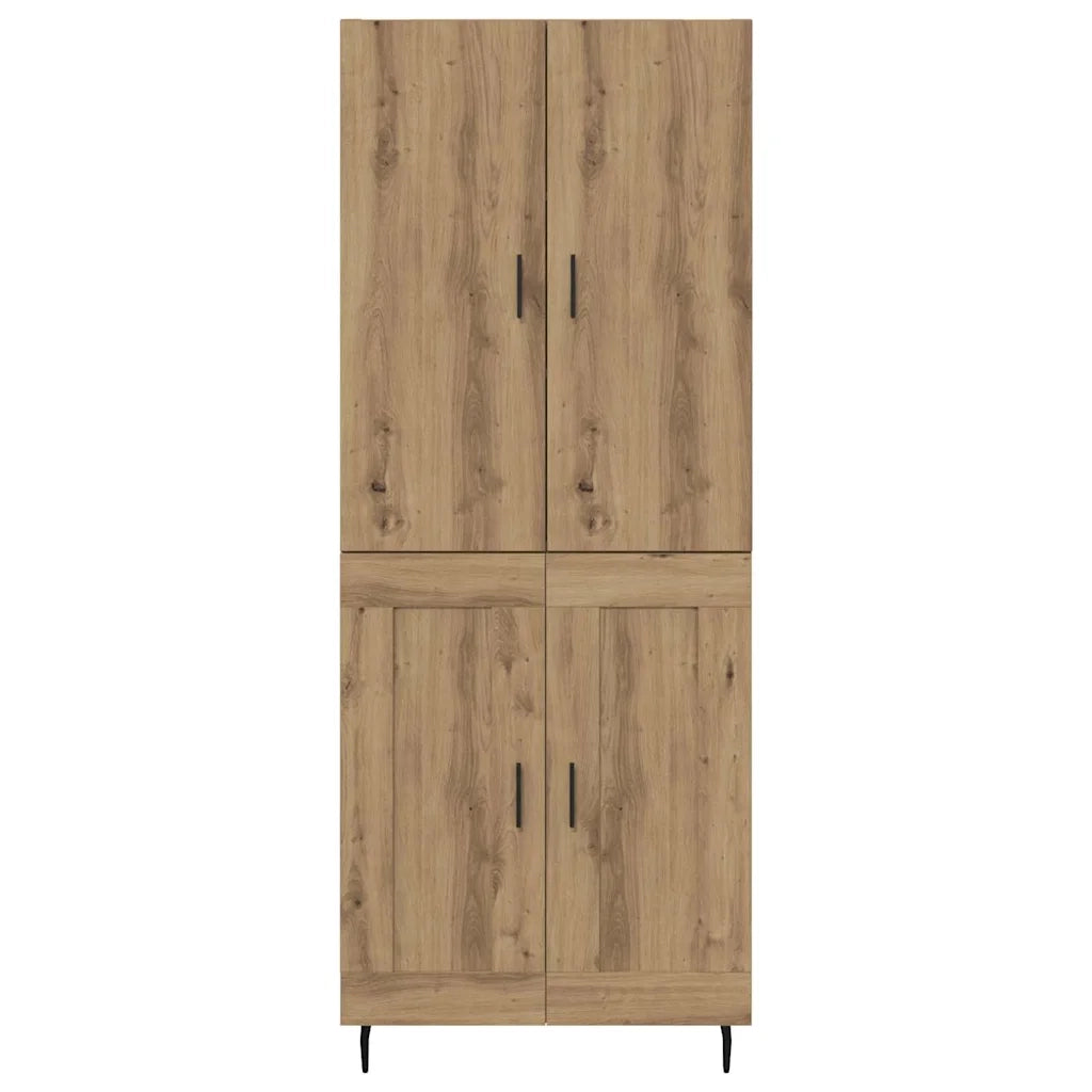 Credenza-Buffet-Armadio da cucina Rovere artigianale 69,5 x 34 x 180 cm 501245