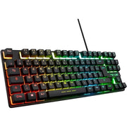 Tastiera da gioco - AZERTY - THE G-LAB - Keyz CAESIUM-TKL - Senza tastierino numerico - Retroilluminata - Nera