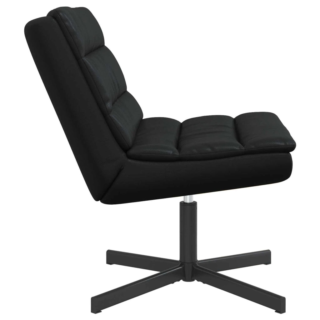 Sedia girevole Nero 63 x 75 x 76 cm PU Lucido CFW2291583