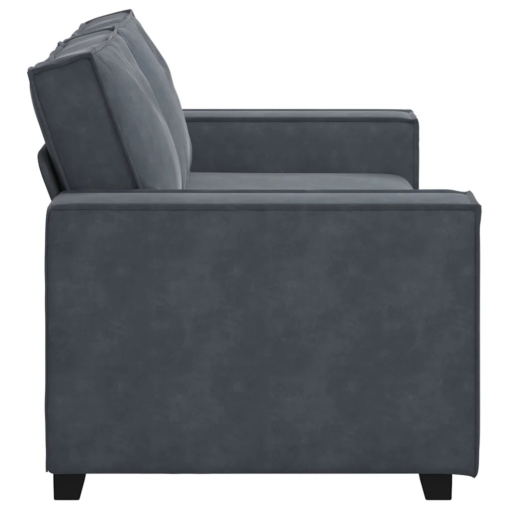 Divano a 2 Posti grigio scuro180x78x84 cm in Velluto 4105021