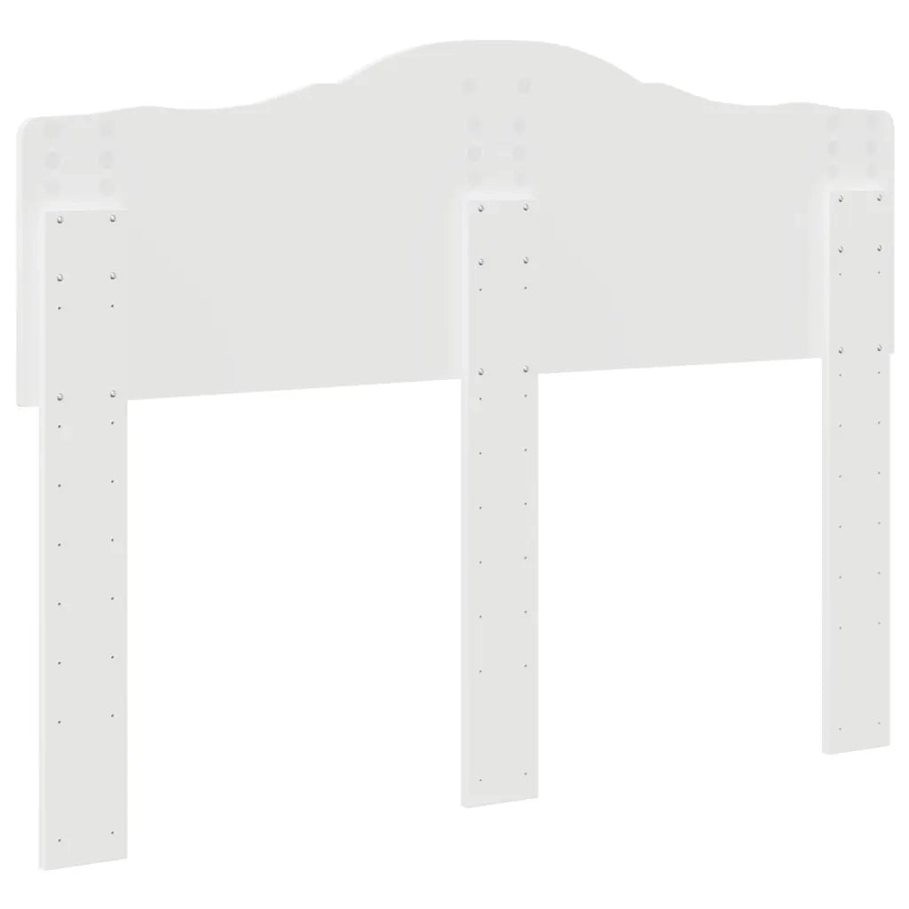 Testiera-Testata-Testiera Decorativa Bianco 120 cm Legno multistrato 556869