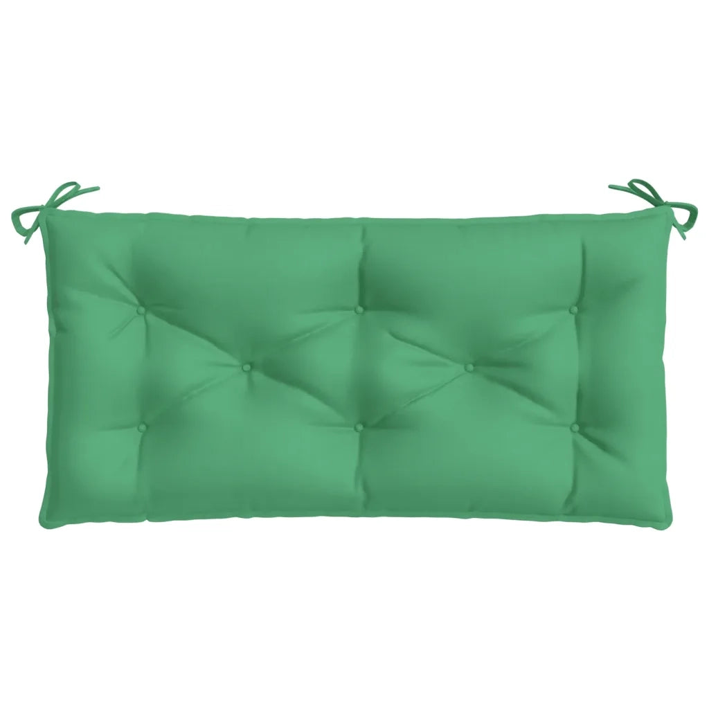 Cuscini Panca da Giardino 2pz Verdi 100x50x7cm Tessuto Oxford 361664